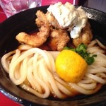 山下本気うどん - 鶏天たるたるぶっかけ（８８０円）