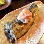 徳ㇵ本也 - 能登の大羽鰯の炭火焼きです。大羽だけにデカいヾ(≧▽≦)ﾉ