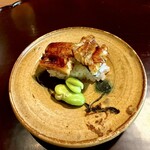 徳ㇵ本也 - ② 鰻 酢飯 そら豆