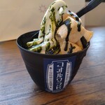 わらび餅専門店 門藤 - 料理写真:コオルワラビ(抹茶) 550円