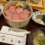 すき焼きと牛まぶし ももしき - 