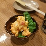ダイニングバー はち - ある日のお通し・たまごサラダ