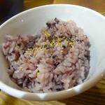 10ZEN - ランチの古代米（１杯目）
