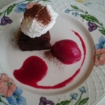 シェ・ウメツ - ガトーショコラ。