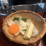 炭火焼肉 福わらひ - 焼き野菜♪