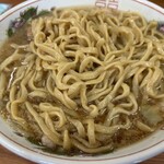 ラーメン二郎 - カタメでお願いした麺はワシッとウマし！