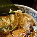 つけめん 豆天狗 - 高山ラーメンの麺とは違いますね