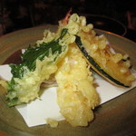 松吟庵 - コースの天ぷら