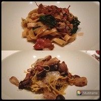 リストランテクロディーノ - パスタが二種類も(｡・w・｡)ノ
                おなかいっぱい〜