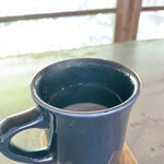 御岳lokki - ホットコーヒー。この日はキリマンジャロとのこと。