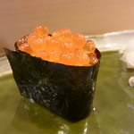 鮨辰巳 - いくらはさらりとした醤油漬け