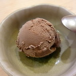 鮨辰巳 - デザートはチョコレートアイス
