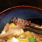 ぢどり倶楽部 - 親子丼は雑穀米にしてみた