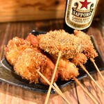 立呑 トモジ - 串揚げ6種盛り