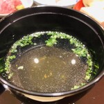 なのりあ - ⑥ 椀：真鯛+鯵の潮汁