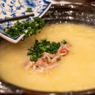 せろりや - 料理写真:2026.5 ナズナと蛤（はまぐり）しゃぶしゃぶお粥