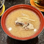 金沢まいもん寿司 - のど黒あら汁