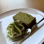アーリー バード カフェ - 抹茶のブラウニー