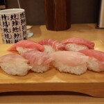 まぐろや石亭 - 料理写真:究極まぐろ七貫握り