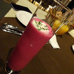 矢代商店 - 6000円コース：ビーツ&ジャガイモの冷製スープ