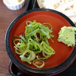 一六うどん - 薬味