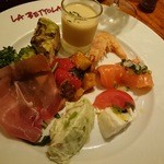  ラ･ベットラ･ダ･オチアイ イケブクロ - 前菜盛り合わせ