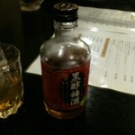 黒酢梅酒です。ロックでイケマス