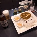 スナックコスモス - グリーンキーマカレー