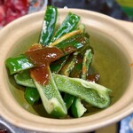 和牛焼肉 築地牛武 - 味噌ピーマン