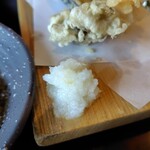 芭蕉 - 天ぷらの大根おろしには柚子が入ってます