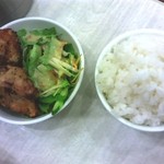 ラーメン一刻 - 唐揚げセット300円