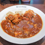 CoCo壱番屋 - 料理写真:THE牛カレー肉増し＋手仕込ササミカツ＆フライドチキン