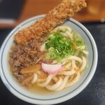 讃岐うどん 天までとどけ - ちくわ天肉うどん