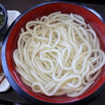 てら屋うどん - 料理写真:釜揚げうどん中430円＋メンチカツ100円