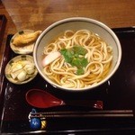 神田いしまつ - かけうどん600円