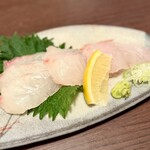蕎麦見世のあみ - 鯛のお刺身
