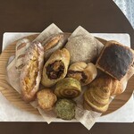天然こうぼぱん とことこ - 料理写真:上空KARA、ドロ〜ン撮影風なショット☆