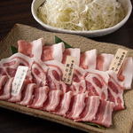 【推荐】 山百合猪肉和岩中猪肉2种拼盘套餐