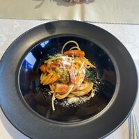 イタリア料理 サンミケーレ - 小さめのパスタ。うまい。