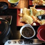 源平 - 天ぷら食事