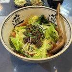 八鮮大連餃子 - 牛肉ビャンビャン麺（980円）