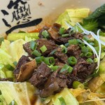 八鮮大連餃子 - 牛肉ビャンビャン麺（980円）