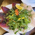 イタリアン酒場ナチュラ - 3種盛 カルパッチョ