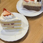 Chateraise PREMIUM YATSUDOKI - 料理写真:こいのぼりショコラ(594円), 自社農園苺ショートケーキ(540円)