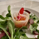 ダイニングルーム - 信州サーモンと蕪のコンフィ