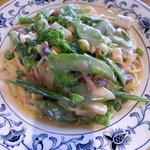 ノアノア - 筍と春野菜のクリームパスタ