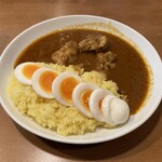 きんもち - チキンカレー（930円）＋ゆでたまご（70円）