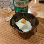 ダイニングバー はち - ある日のお通し・柚子胡椒奴