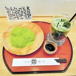 甘味処 鎌倉 - 料理写真:抹茶わらびと抹茶セット