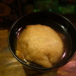 河内カルメン - じゃがいも。油揚げの中に入っております。